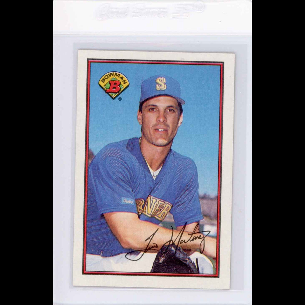 1989 Bowman #211 Tino Martinez Rookie (RC) Card - view 3
