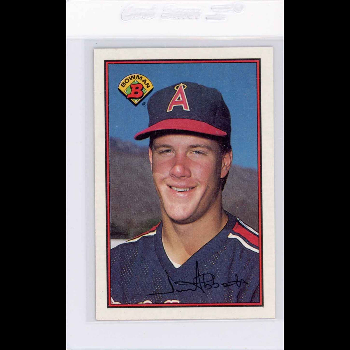1989 Bowman #39 Jim Abbott Rookie (RC) Card - view 3