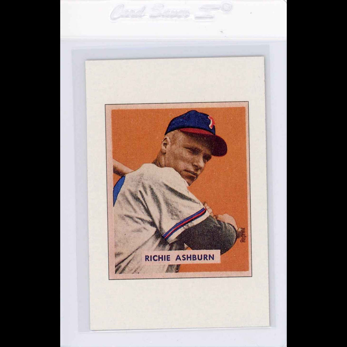 1989 Bowman Insert #1 1949 Richie Ashburn Card - view 3