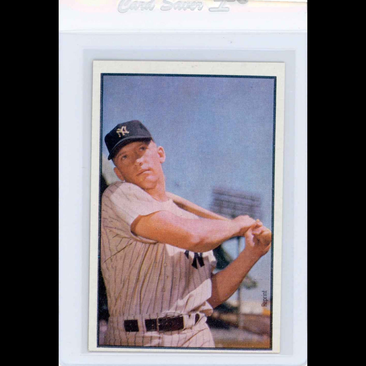 1989 Bowman Insert #6 1953 Mickey Mantle Card - view 3