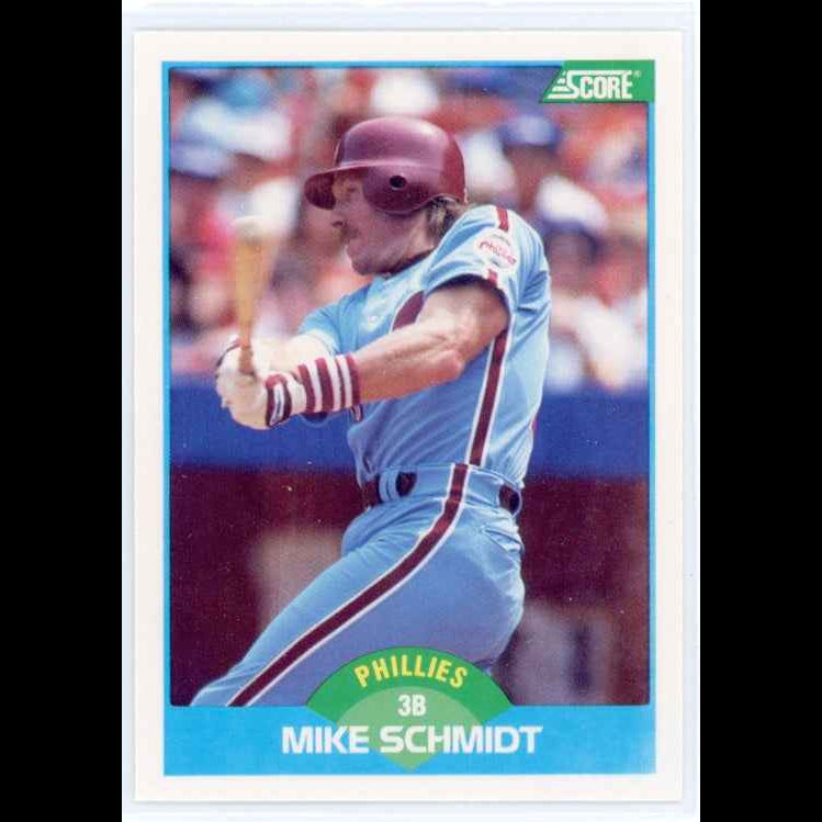 1989 Score #149 Mike Schmidt Card - front