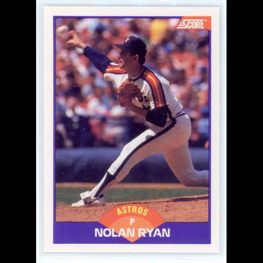 1989 Score #300 Nolan Ryan Card - front