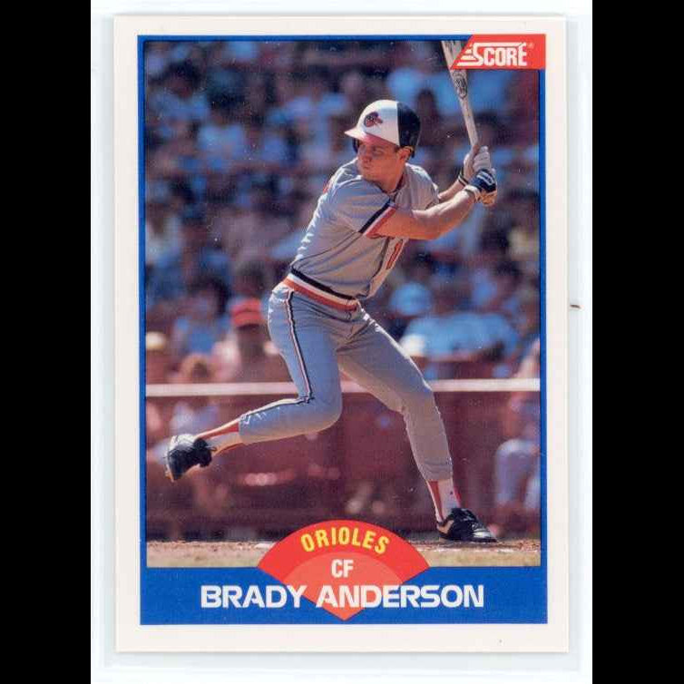 1989 Score #563 Brady Anderson Rookie Card - front