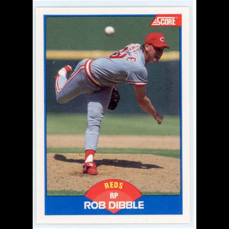 1989 Score #618 Rob Dibble Card - front