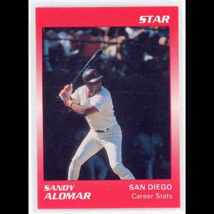 1989 Star #125 Sandy Alomar Card - front