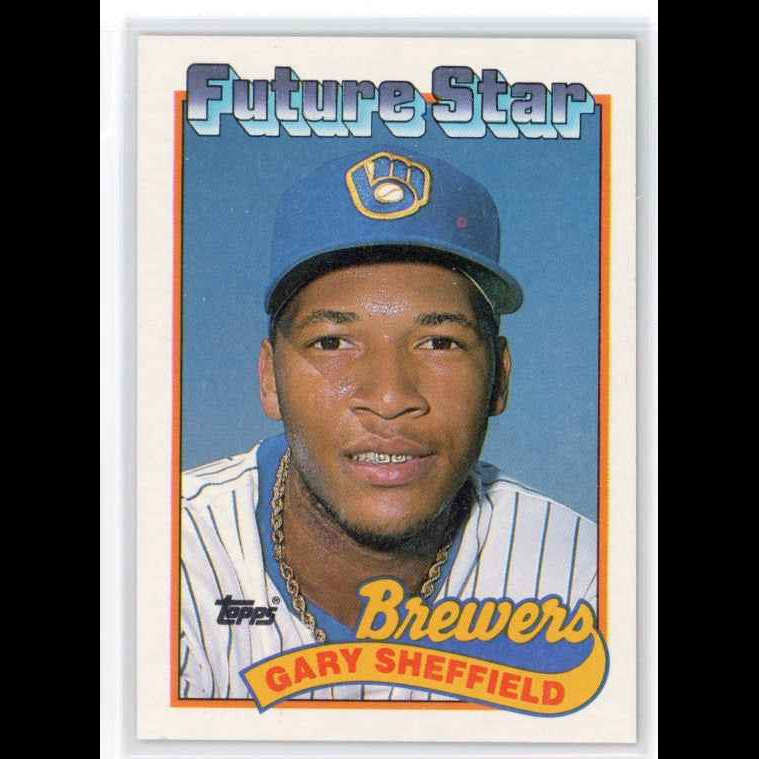 1989 Topps #343 Gary Sheffield FS RC Card - front
