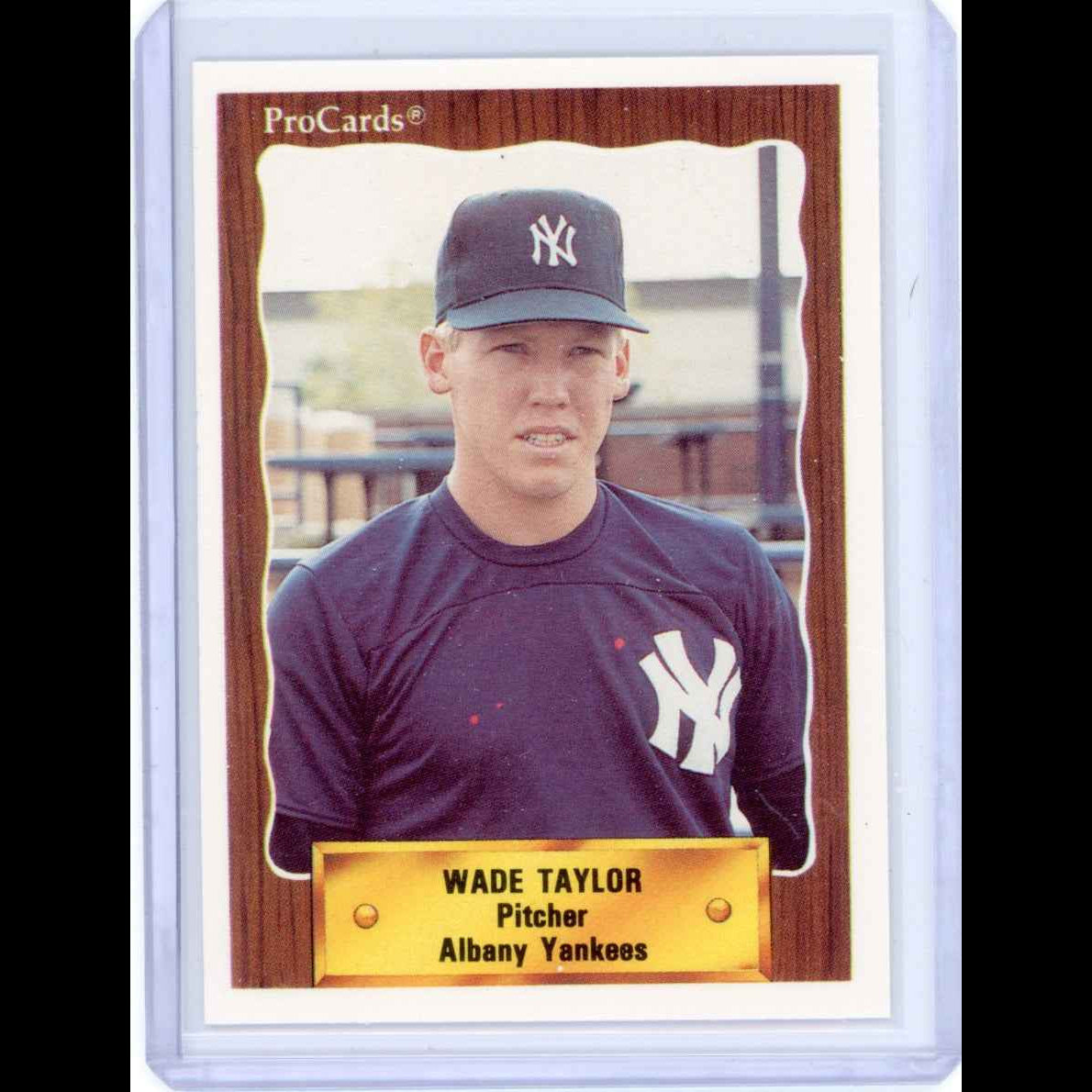 1990 Albany Yankees Procards #1176 Wade Taylor Card - front