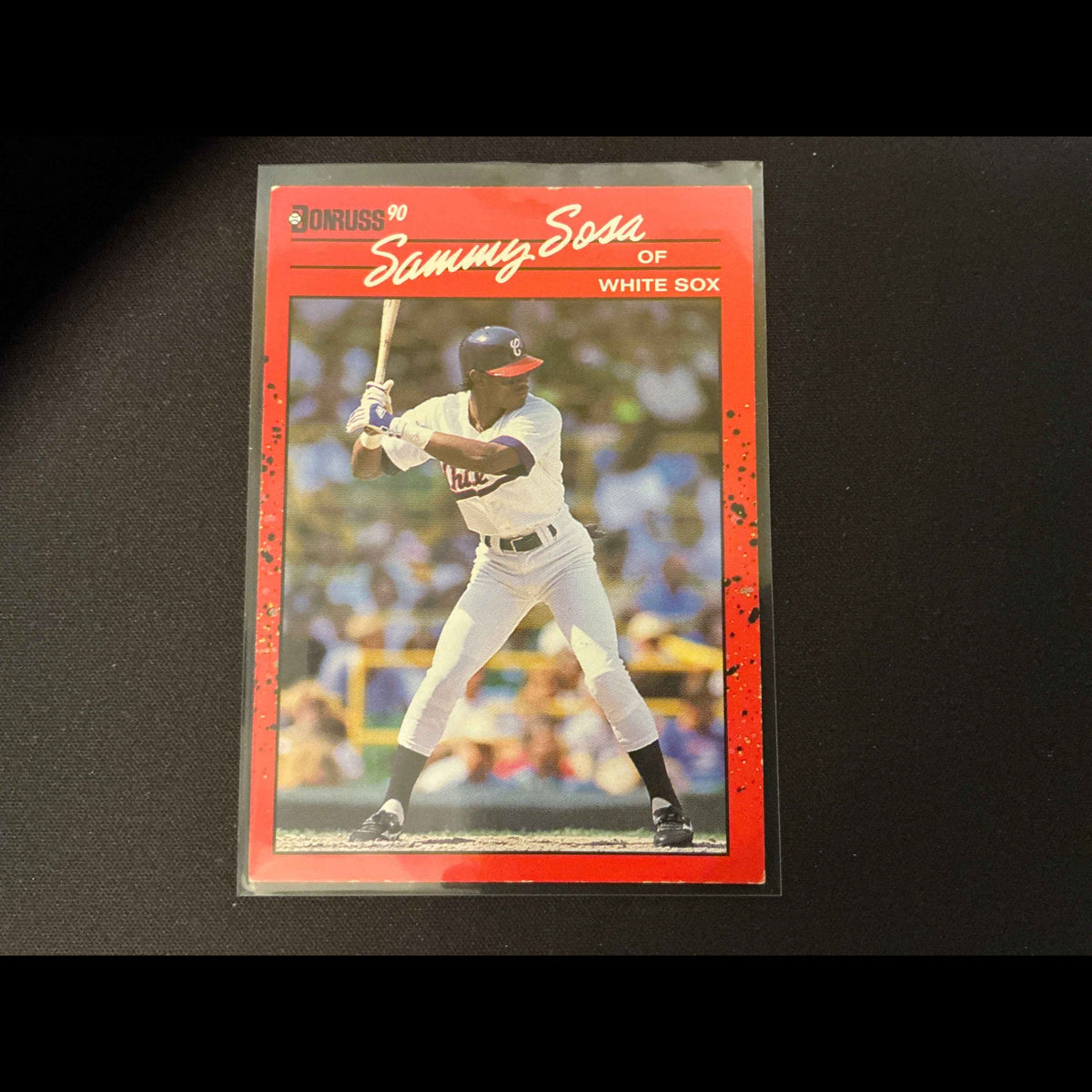1990 Donruss #489 Sammy Sosa Rookie Card - front