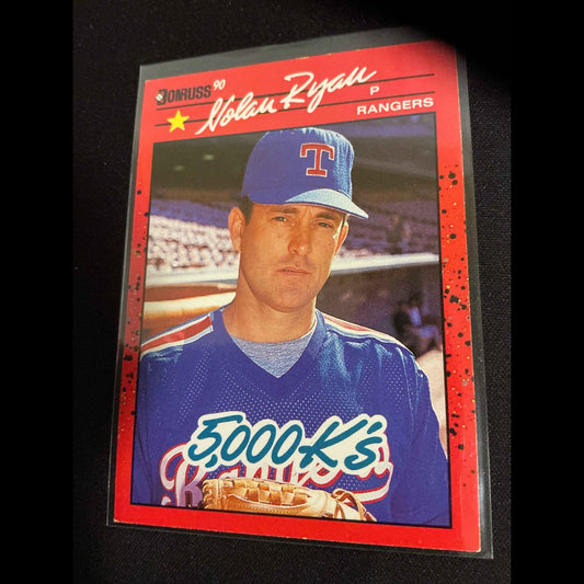 1990 Donruss #659 Nolan Ryan 5000K’s Card - front