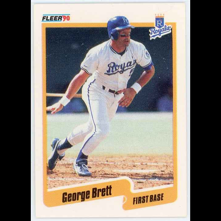 1990 Fleer #103 George Brett Card - front