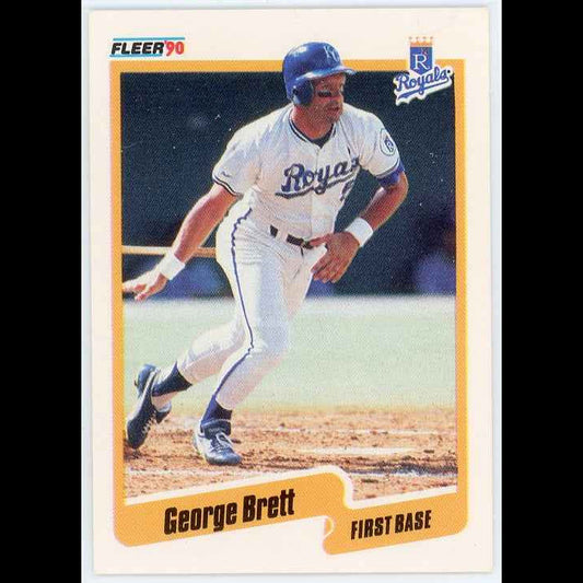 1990 Fleer #103 George Brett Card - front