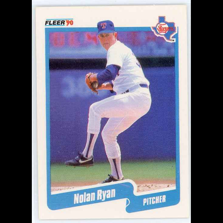 1990 Fleer #313 Nolan Ryan Card - front