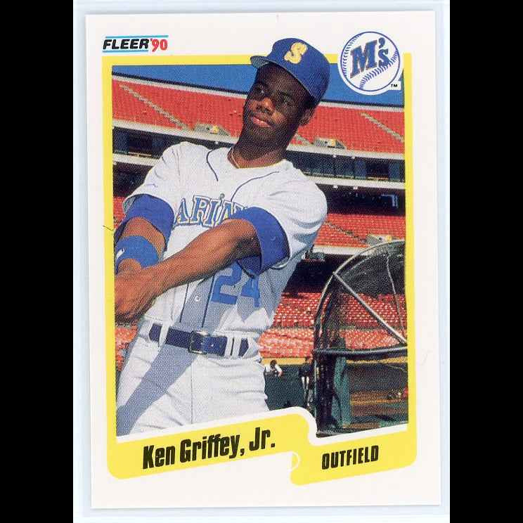 1990 Fleer #513 Ken Griffey Jr Card - front