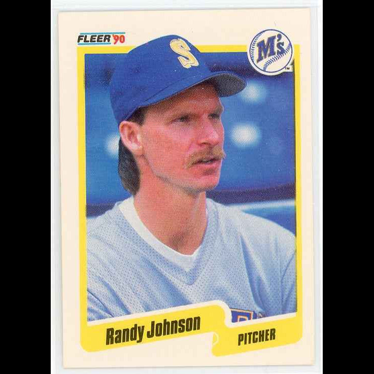1990 Fleer #518 Randy Johnson Card - front