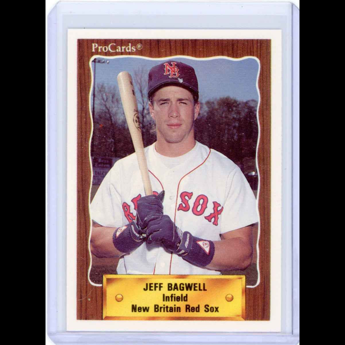 1990 New Britain Red Sox #1324 Jeffrey Bagwell Baseball Card - front
