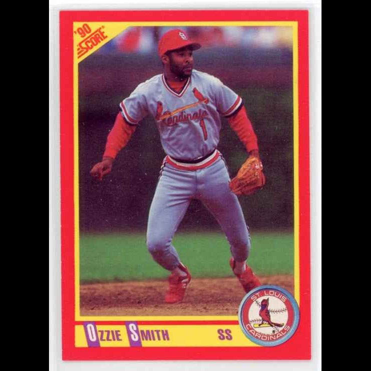 1990 Score #285 Ozzie Smith Card - front