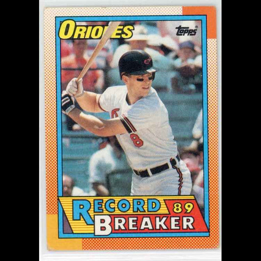 1990 Topps #8 Cal Ripken, Jr Card - front