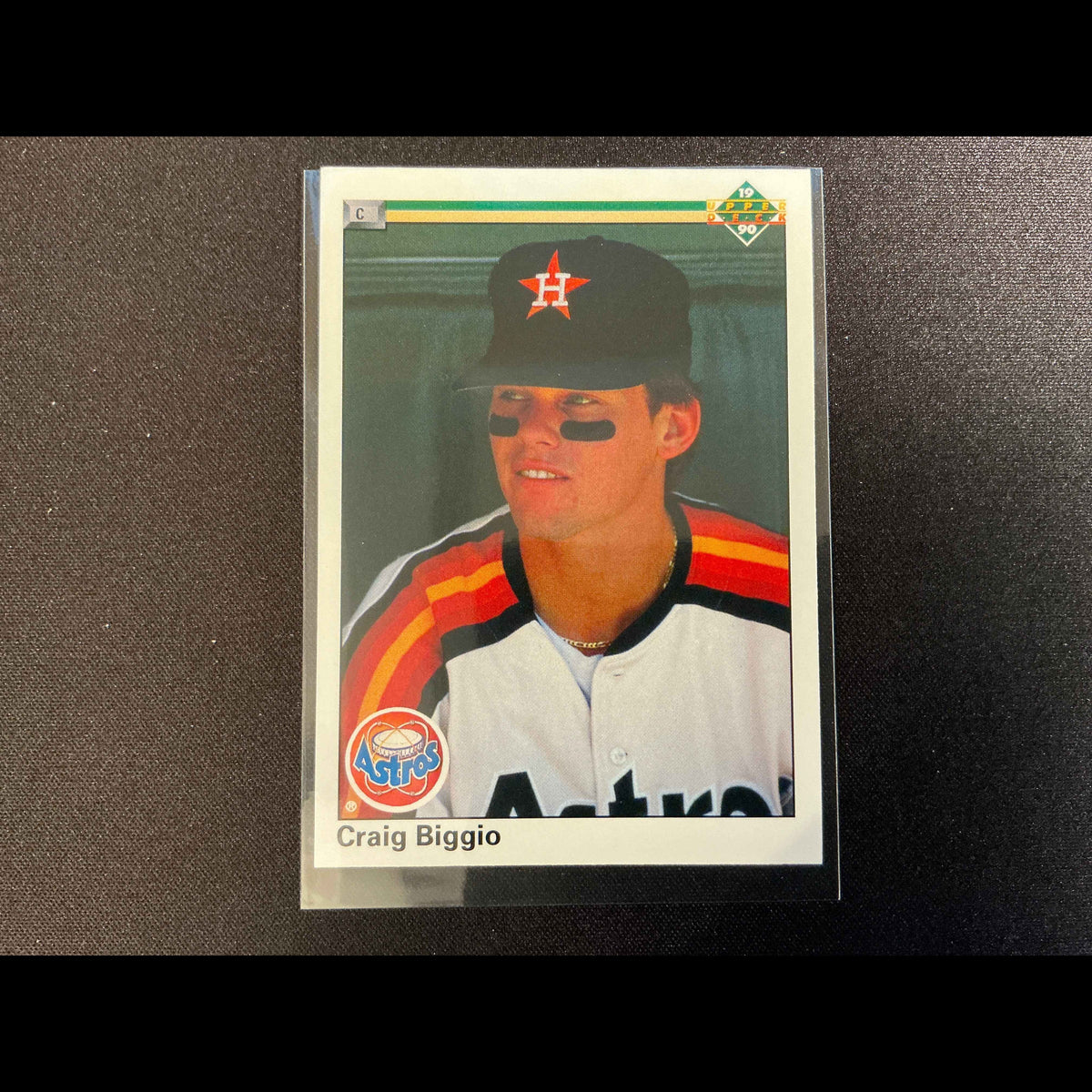 1990 Upper Deck #104 Craig Biggio Card - front
