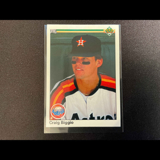1990 Upper Deck #104 Craig Biggio Card - front