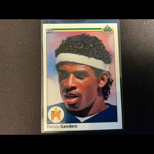 1990 Upper Deck #13 Deion Sanders Rookie (RC) Card - front