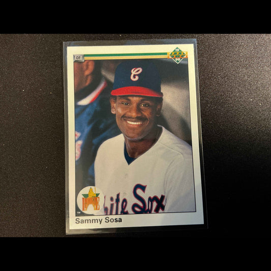1990 Upper Deck #17 Sammy Sosa Rookie (RC) Card - front