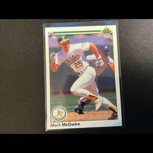 1990 Upper Deck #171 Mark McGwire Card - front