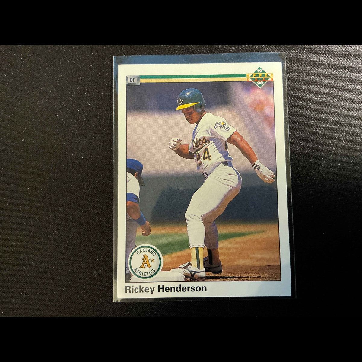 1990 Upper Deck #334 Rickey Henderson Card - front