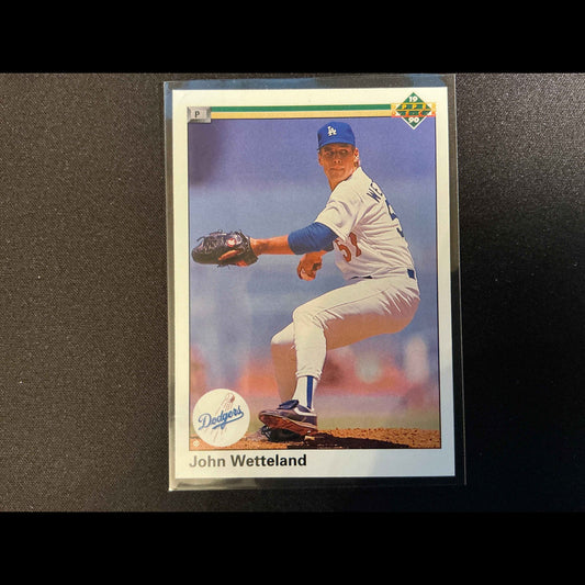 1990 Upper Deck #377 John Wetteland Card - front