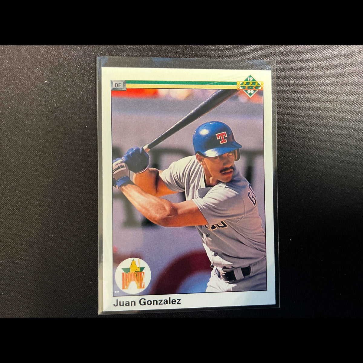 1990 Upper Deck #72 Juan Gonzalez Rookie (RC) Card - front