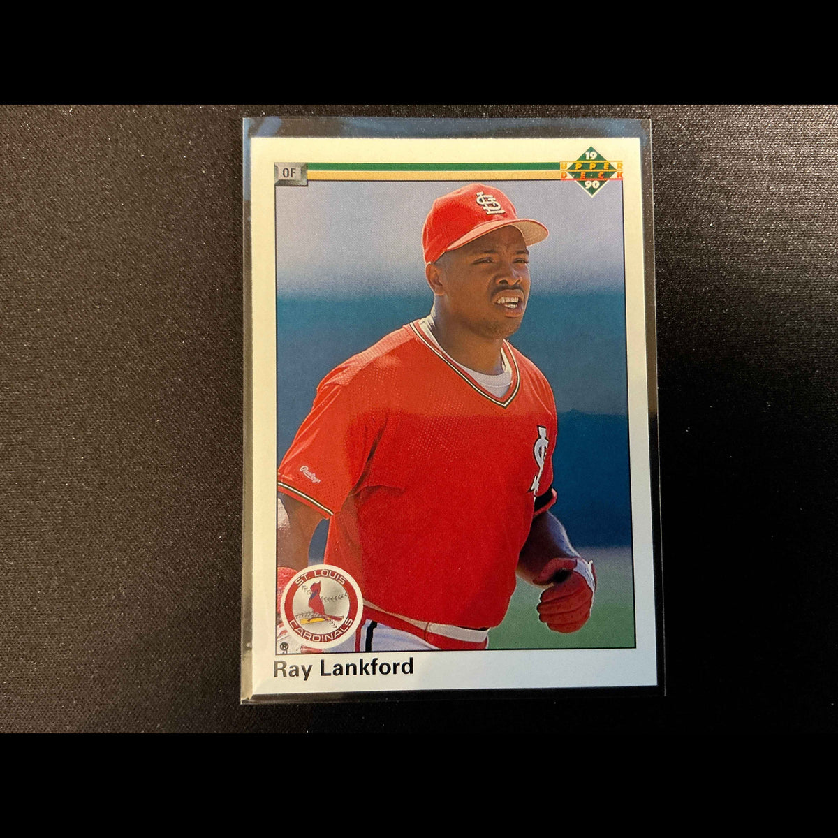 1990 Upper Deck #755 Ray Lankford Card - front