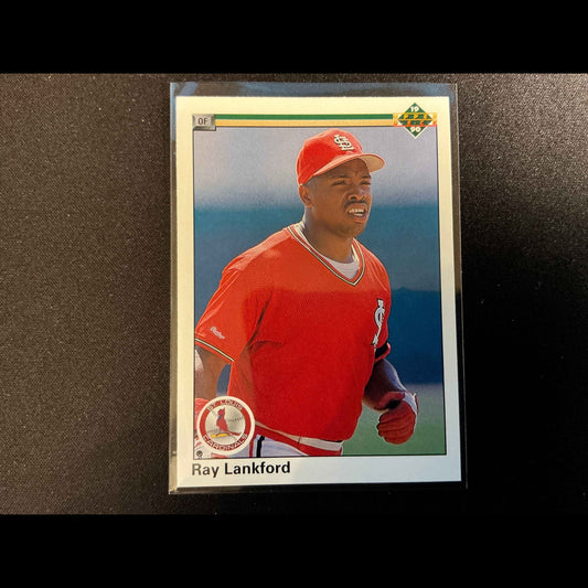 1990 Upper Deck #755 Ray Lankford Card - front