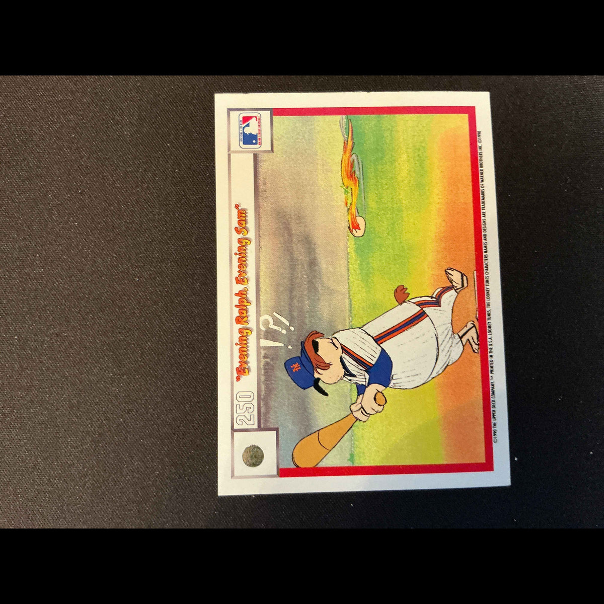 1990 Upper Deck Comic Ball #235/250 Evening Ralph, Evening Sam Card - back
