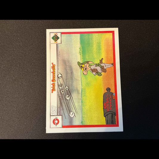 1990 Upper Deck Comic Ball #259/262 Trick Baseballs Card - front