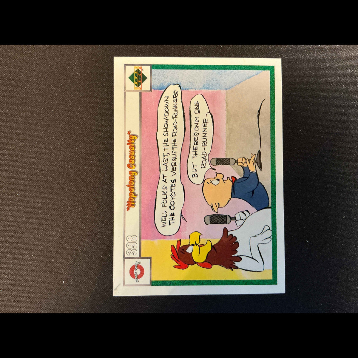 1990 Upper Deck Comic Ball #398/413 Hopalong Casualty Card - front