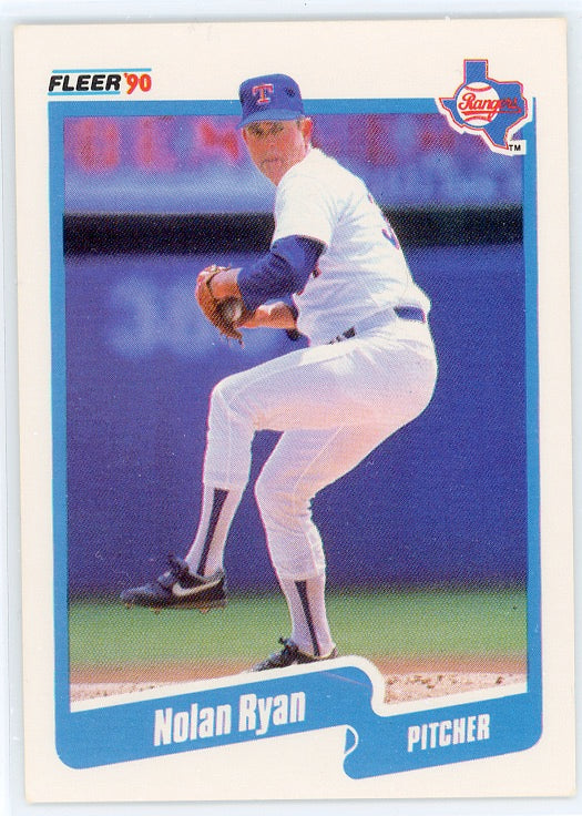 1990 Fleer #313 Nolan Ryan Card