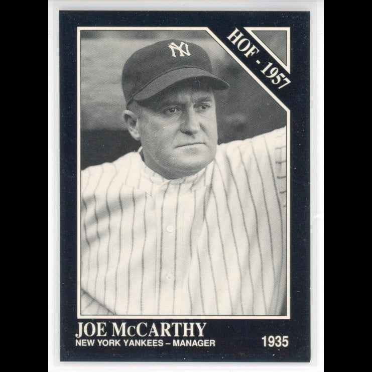 1991 Conlon TSN #28 Joe McCarthy HOF Card - front