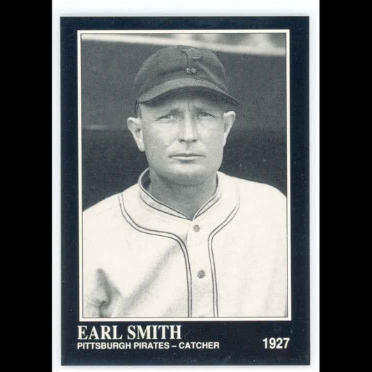 1991 Conlon TSN #74 Earl Smith Card - front
