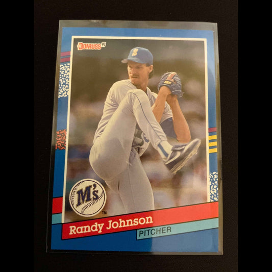 1991 Donruss #134 Randy Johnson No . after INC Error Card - front