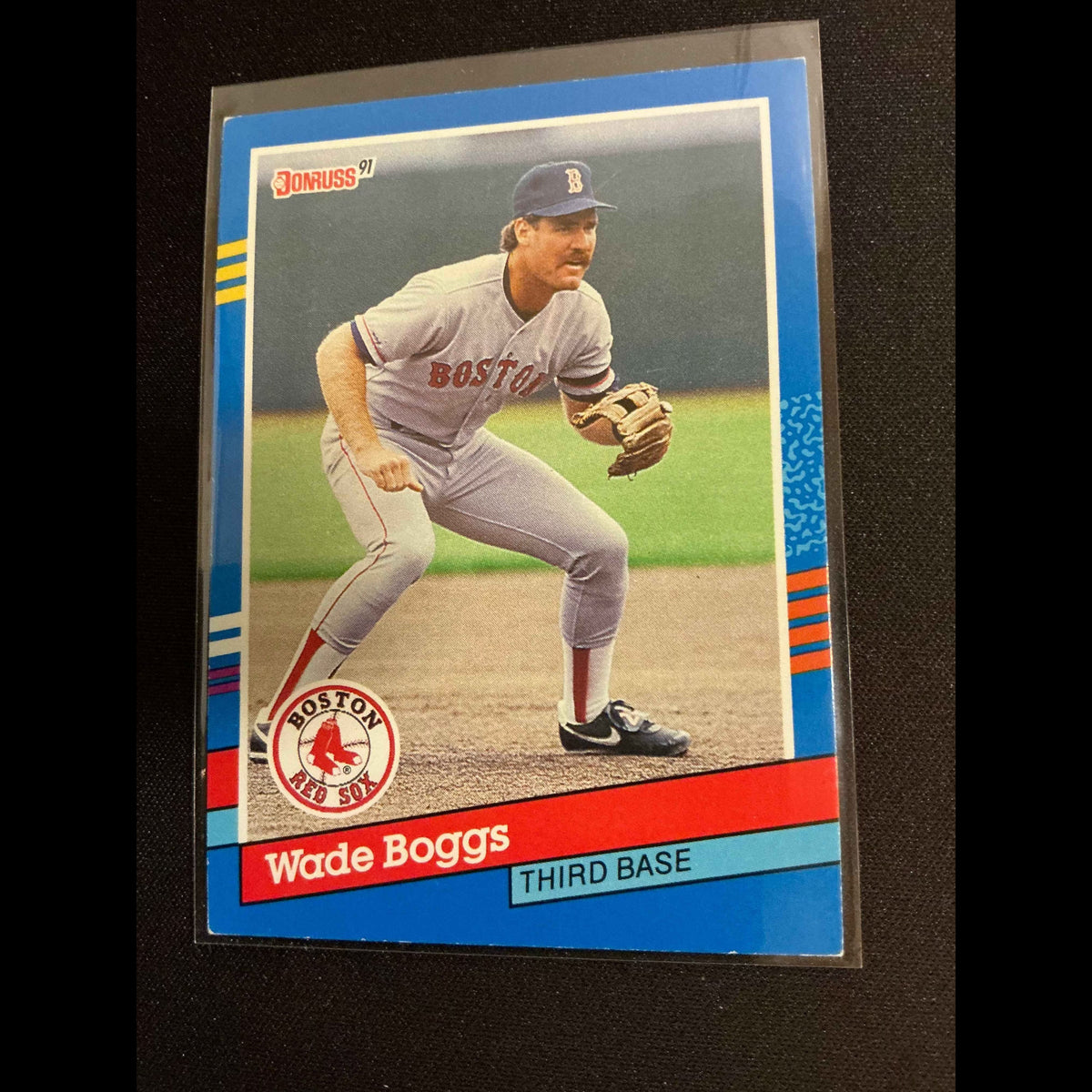 1991 Donruss #178 Wade Boggs No . After INC Error Card - front