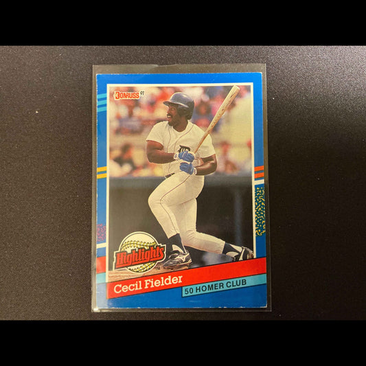 1991 Donruss MVPs #BC-5 Cecil Fielder MVP Baseball Card - front
