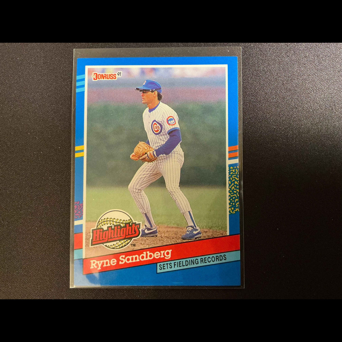 1991 Donruss MVPs Ryne Sandberg MVP Error Card - Rare INC Error - front