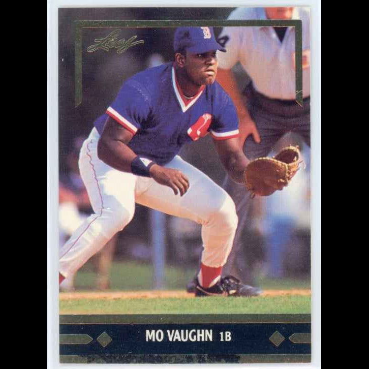 1991 Leaf Gold Rookies #BC7 Mo Vaughn Card - front
