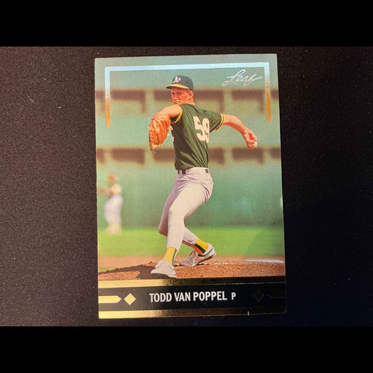 1991 Leaf Gold Rookies #BC9 Todd Van Poppel - front