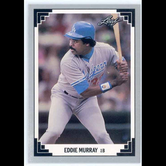 1991 Leaf #126 Eddie Murray Card - front