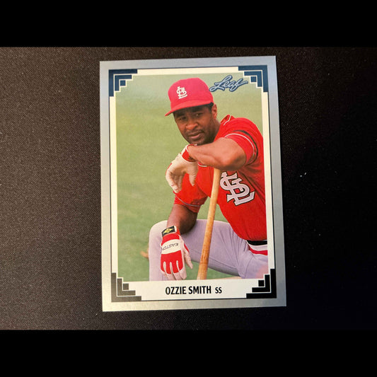 1991 Leaf #80 Ozzie Smith Card - front