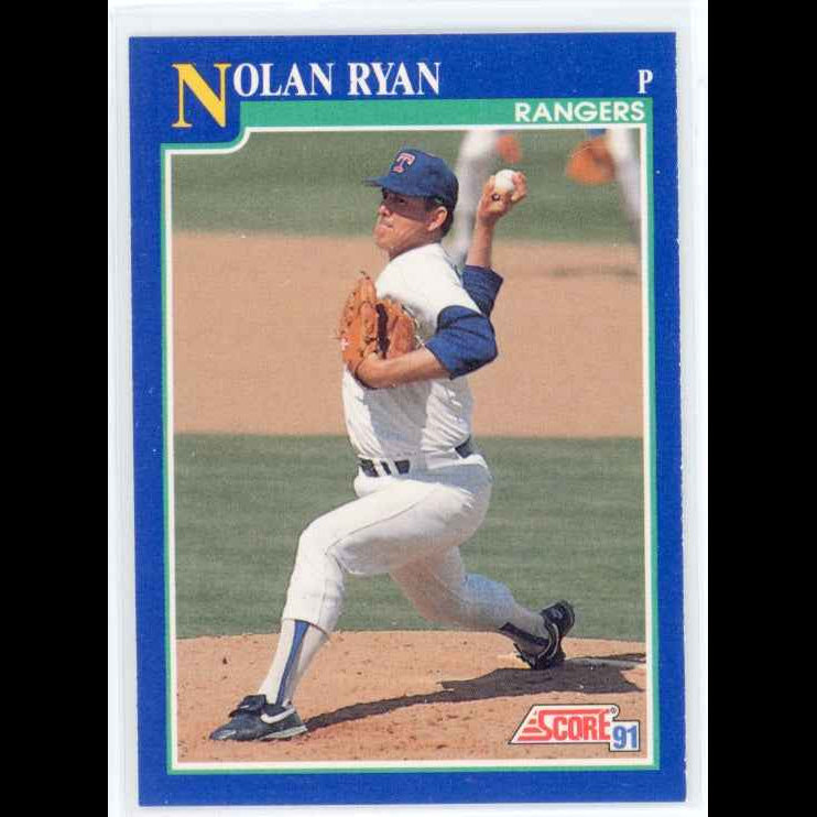 1991 Score #4 Nolan Ryan Card - front