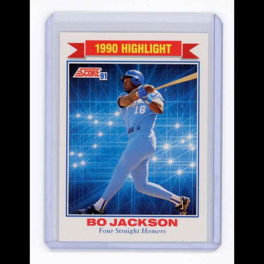 1991 Score #420 Bo Jackson Highlight (HL) Card - front
