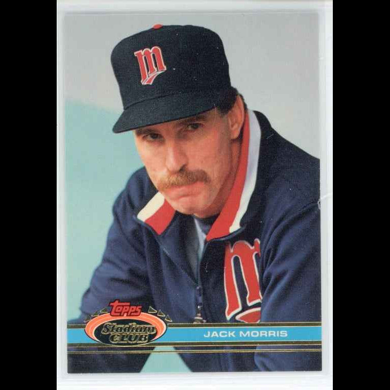 1991 Topps Stadium Club #447 Jack Morris Card - front