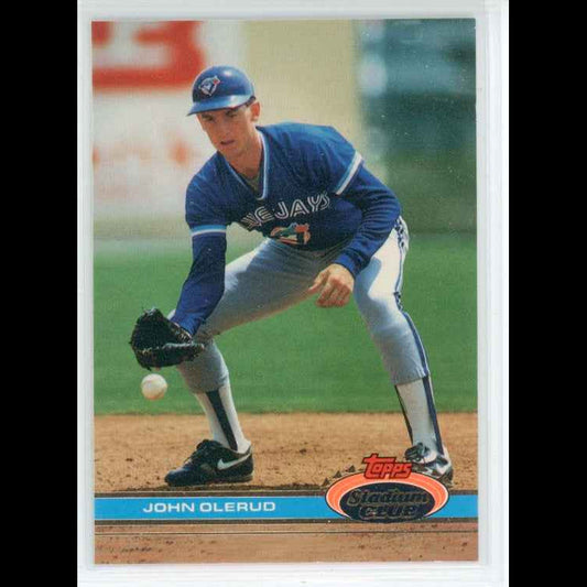 1991 Topps Stadium Club #482 John Olerud Card - front