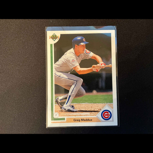 1991 Upper Deck #115 Greg Maddux Card - front